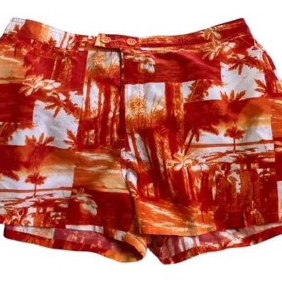 Sunset Orange Board Shorts - Picture 1 of 4